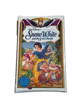 NEW SEALED Snow White & the Seven Dwarfs VHS Walt Disney Masterpiece Collection